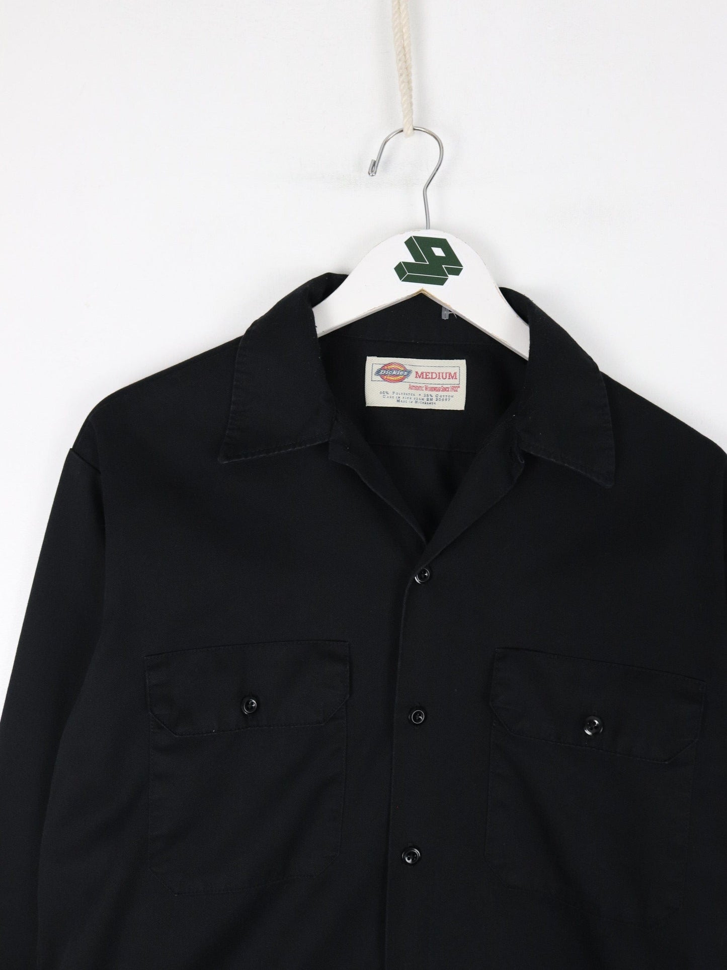 Dickies Button Up Shirts Dickies Shirt Mens Medium Black Button Up Work Wear