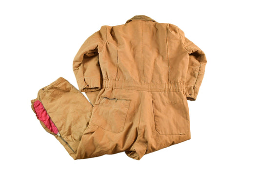 Dickies Clothing > Gender Neutral Adult Clothing > Overalls & Coveralls Vintage 1980s Dickies Quilt Lined Duck Insulated Coverall Jumpsuit Men's Medium