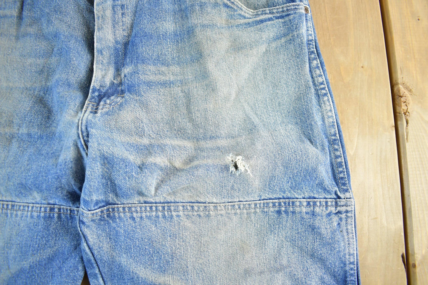 Dickies Clothing > Men's Clothing > Jeans Vintage 2000s Dickies Double Knee Distressed Flannel Lined Denim Work Jeans Men's 38 x 32