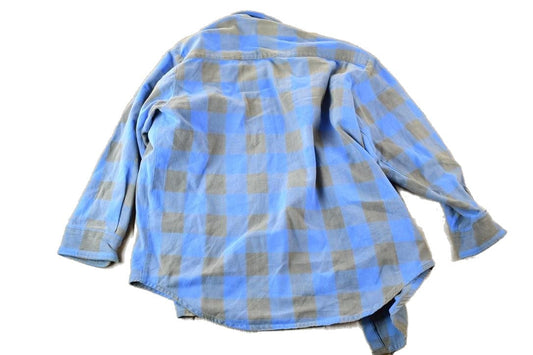 Dickies Clothing > Men's Clothing > Shirts & Tees > Oxfords & Button Downs Vintage 1990's Dickies Plaid Button Up Western Shirt Made In USA Men's XL