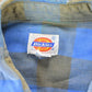 Dickies Clothing > Men's Clothing > Shirts & Tees > Oxfords & Button Downs Vintage 1990's Dickies Plaid Button Up Western Shirt Made In USA Men's XL