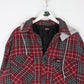 Dickies Jackets & Coats Dickies Jacket Mens XL Red Flannell Snap On Hooded