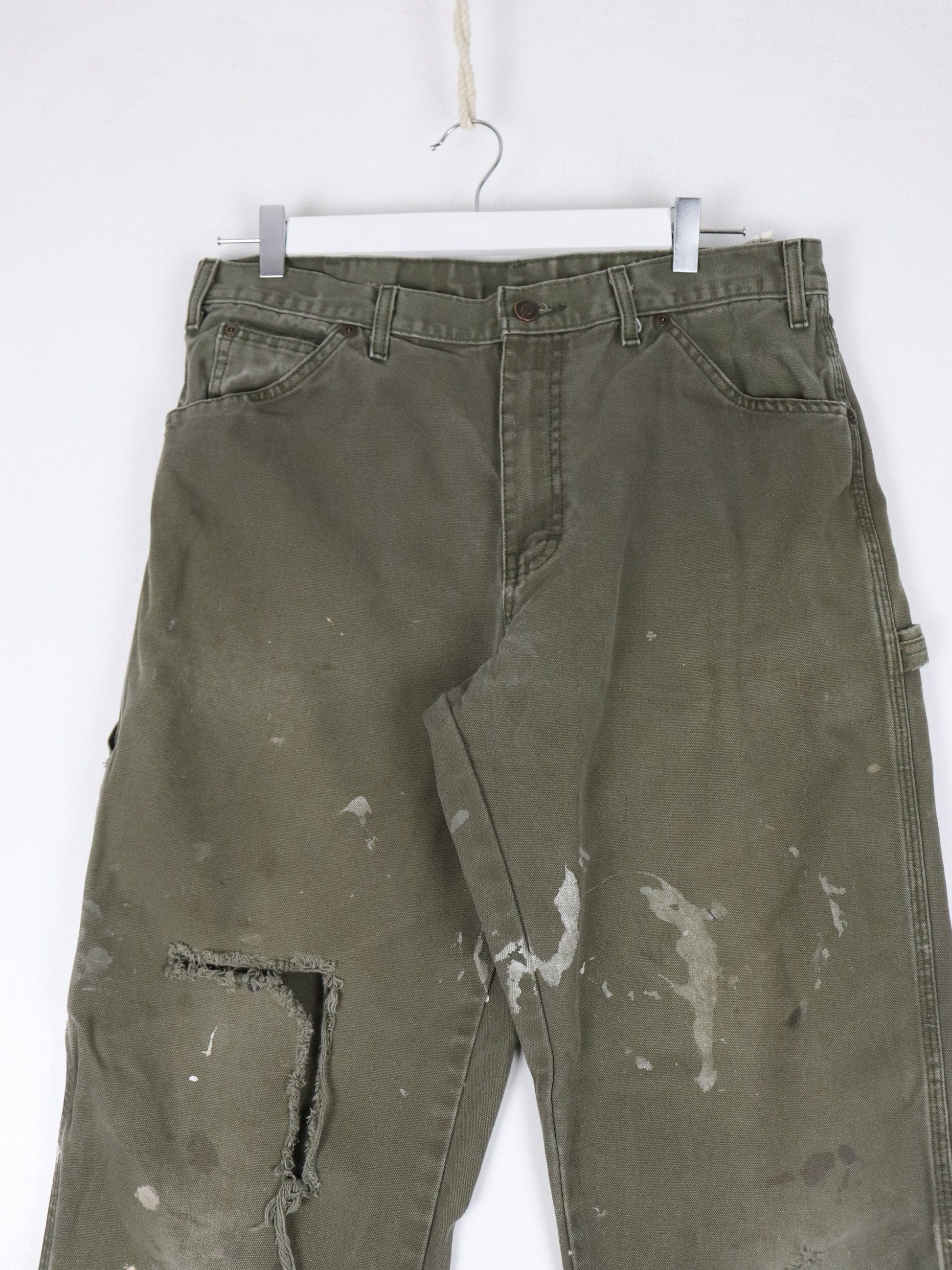 Dickies Pants Dickies Pants Mens 33 x 32 Green Work Wear Carpenter