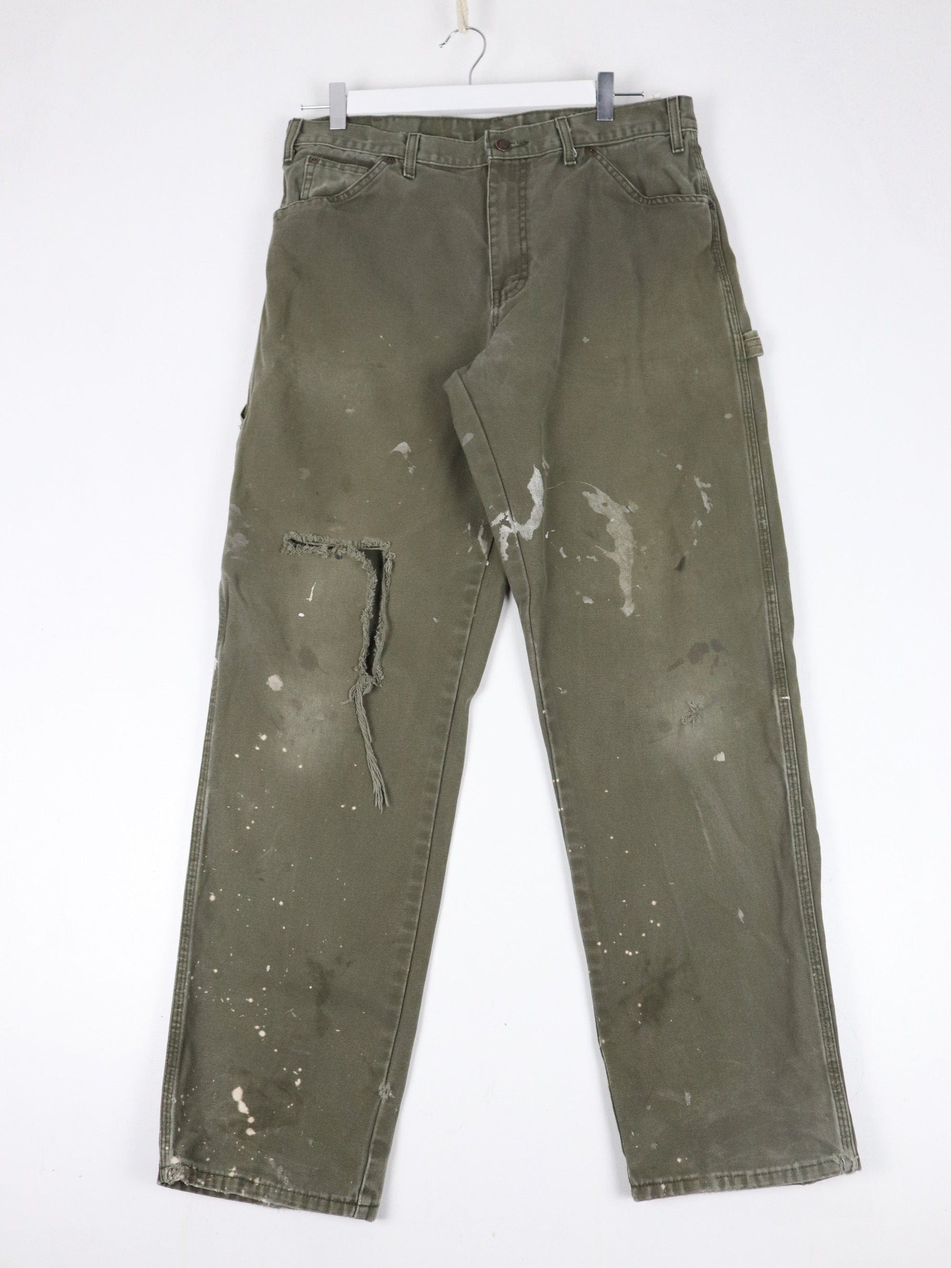 Dickies Pants Dickies Pants Mens 33 x 32 Green Work Wear Carpenter