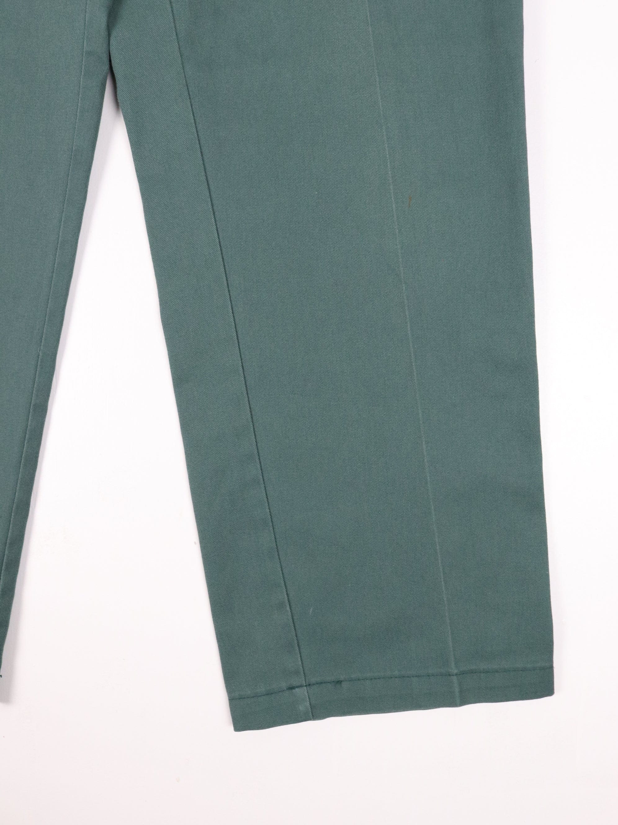 Dickies Pants Mens 34 x 29 Green Pleated Chino Work Wear – Proper Vintage