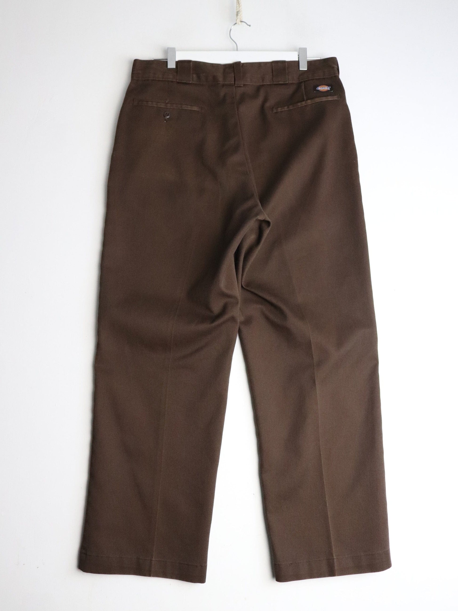 Dickies Pants Fits Mens 34 x 28 Brown Chino from propervintagecanada
