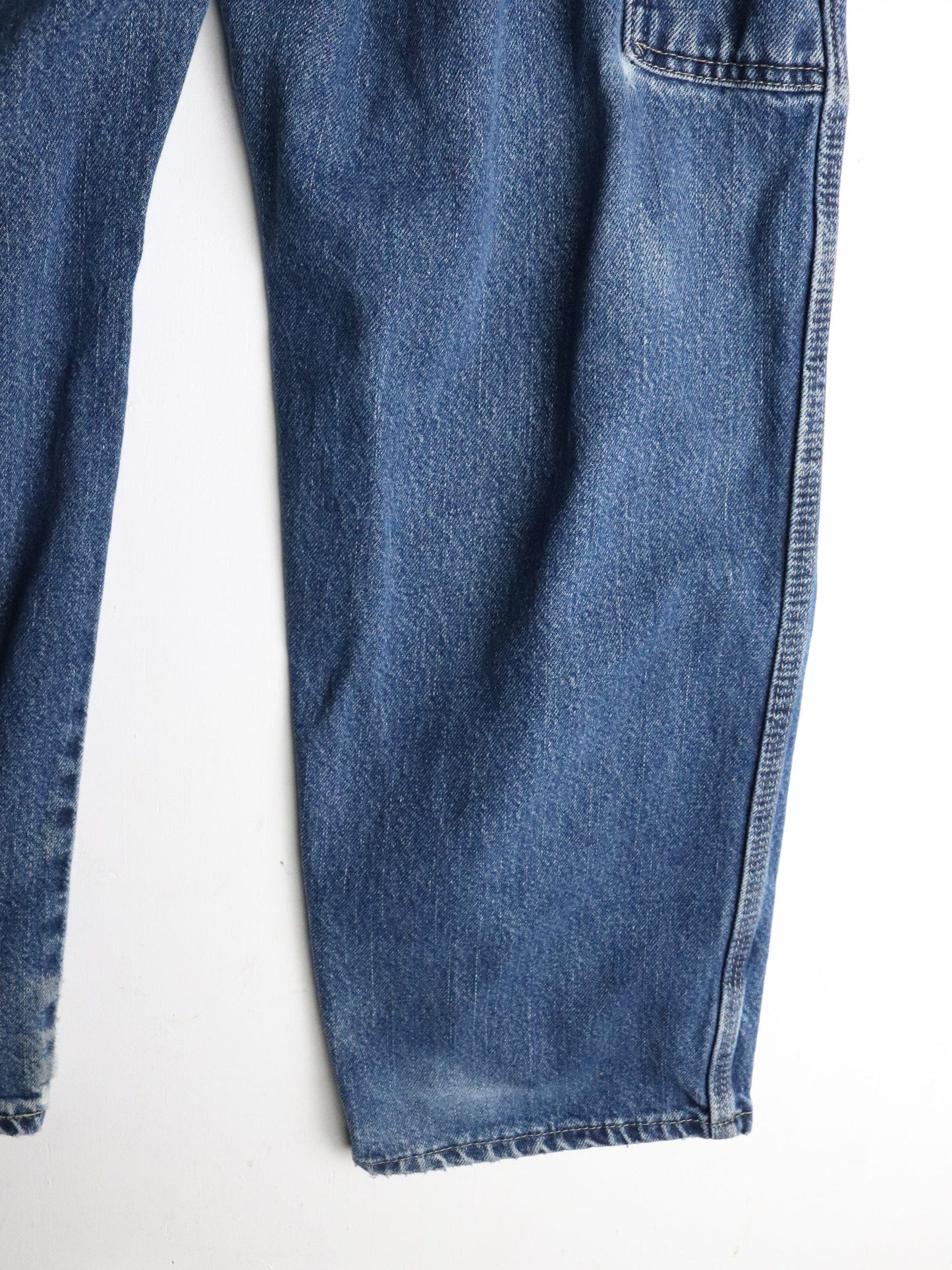 Dickies Pants Fits Mens 34 x 29 Blue Denim Carpenter Jeans from propervintagecanada