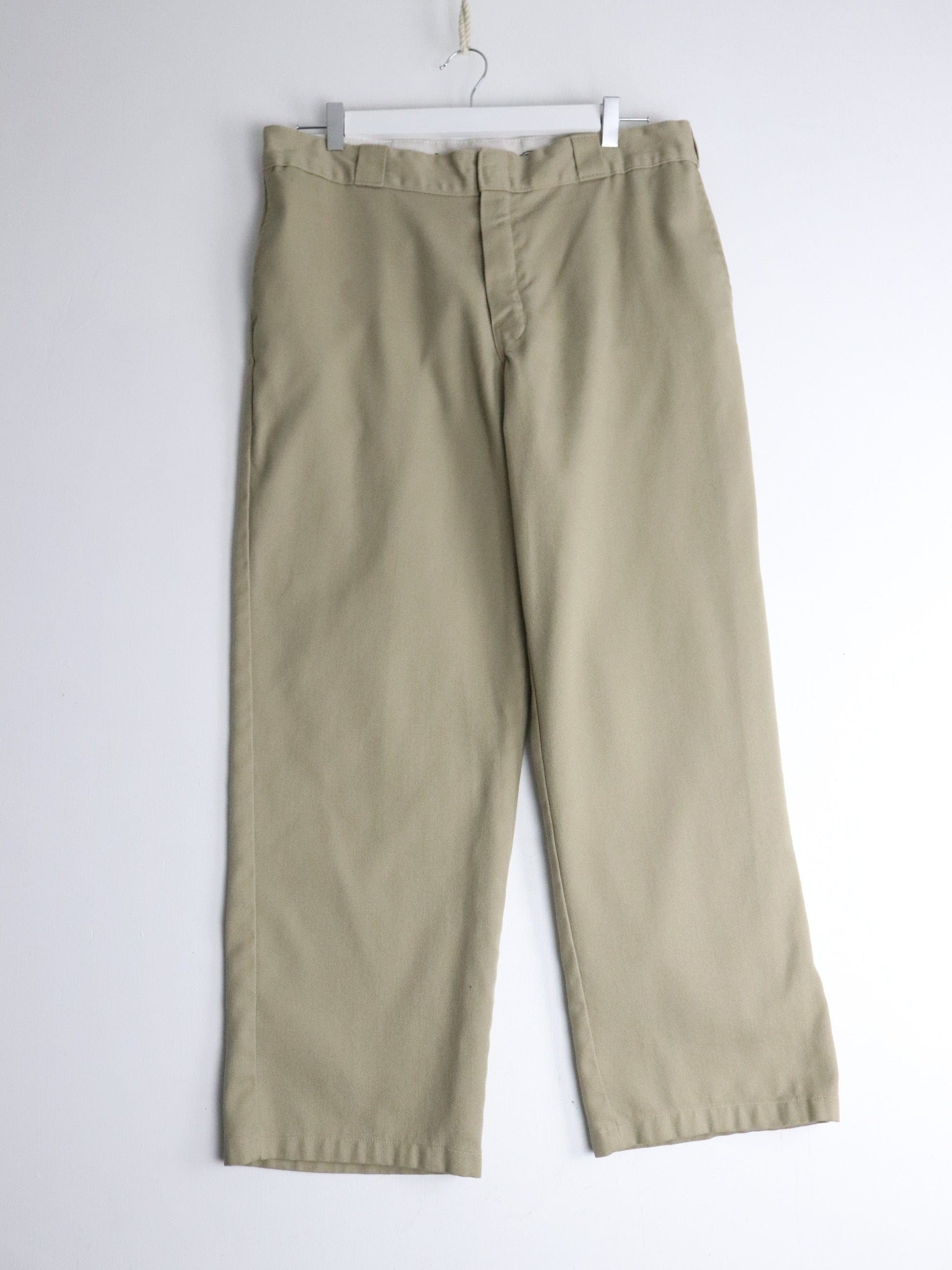 Dickies Pants Fits Mens 36 x 28 Beige 874 Chino Flex from propervintagecanada