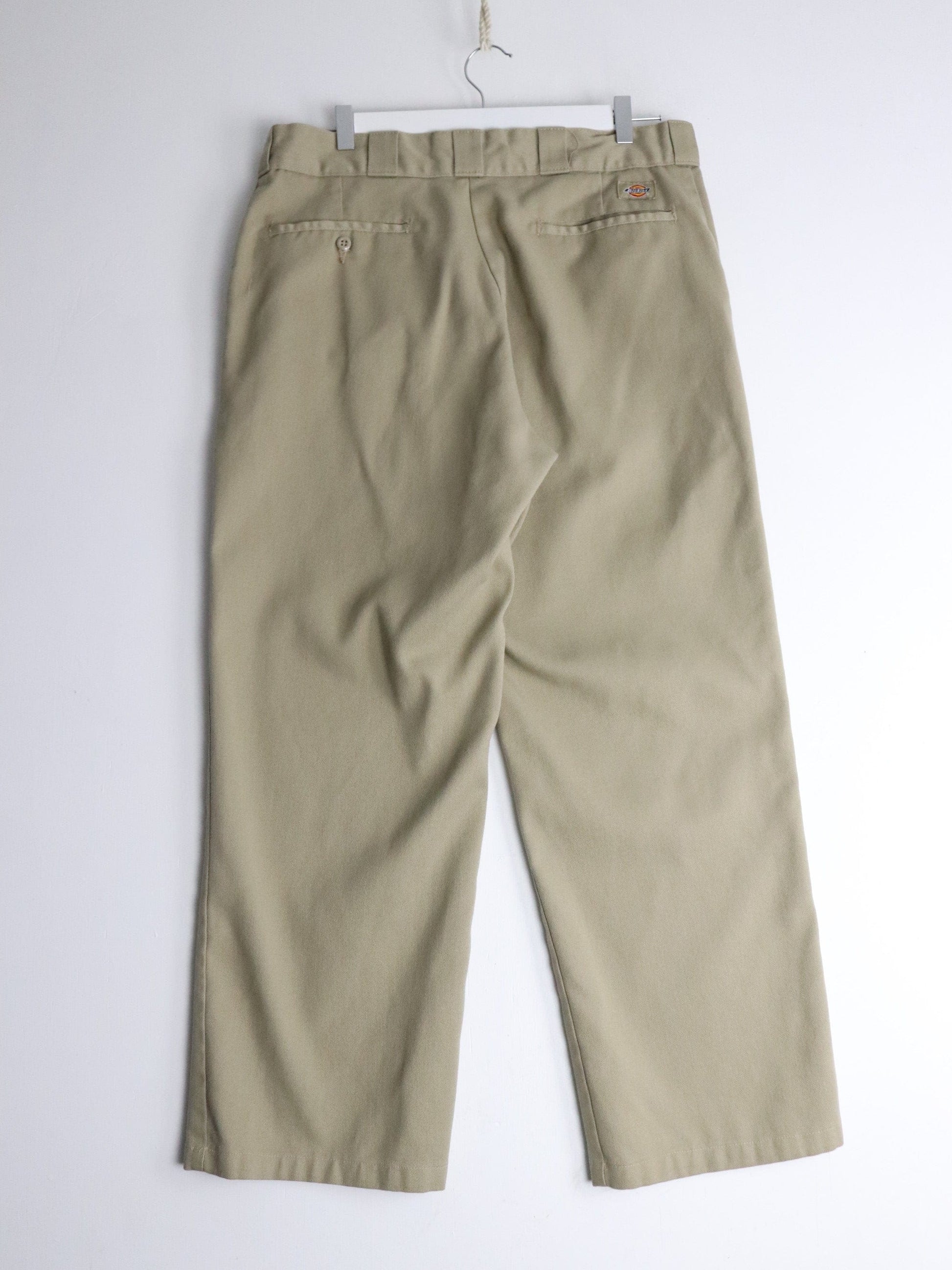 Dickies Pants Fits Mens 36 x 28 Beige 874 Chino Flex from propervintagecanada