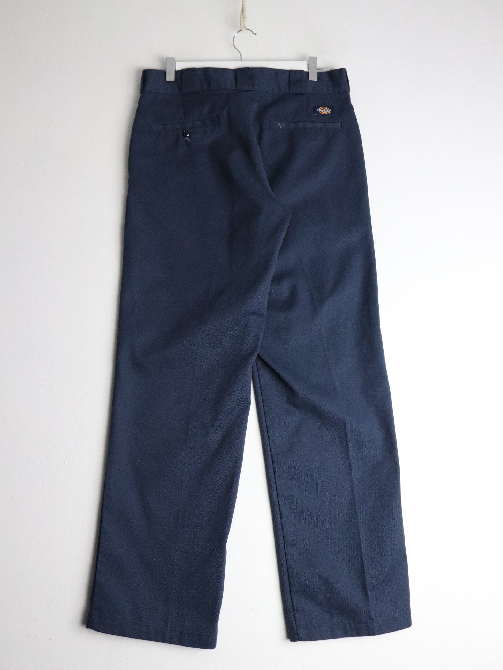 Dickies Pants Mens 33 x 31 Blue 874 Chino from propervintagecanada