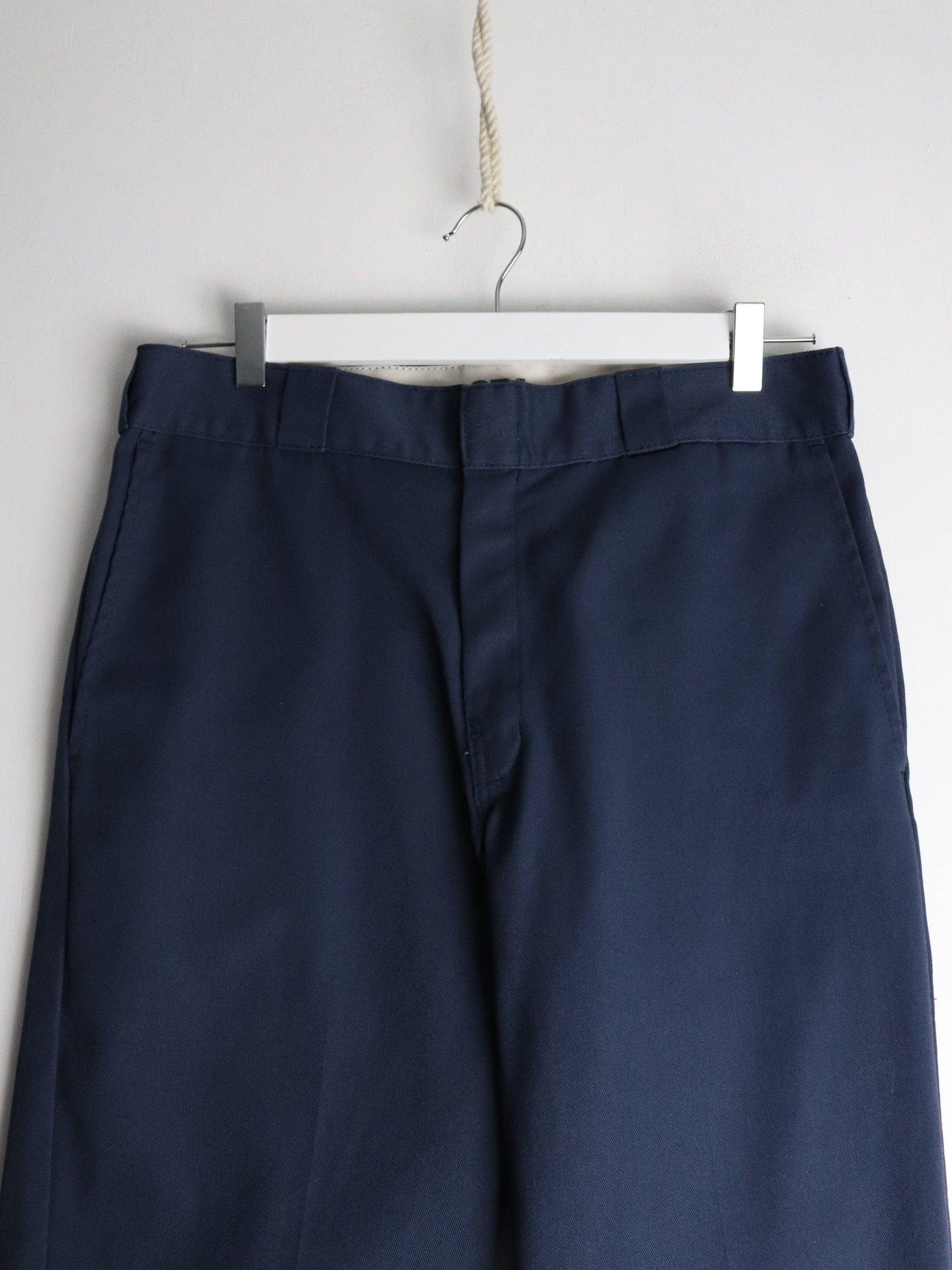 Dickies Pants Mens 33 x 31 Blue 874 Chino from propervintagecanada