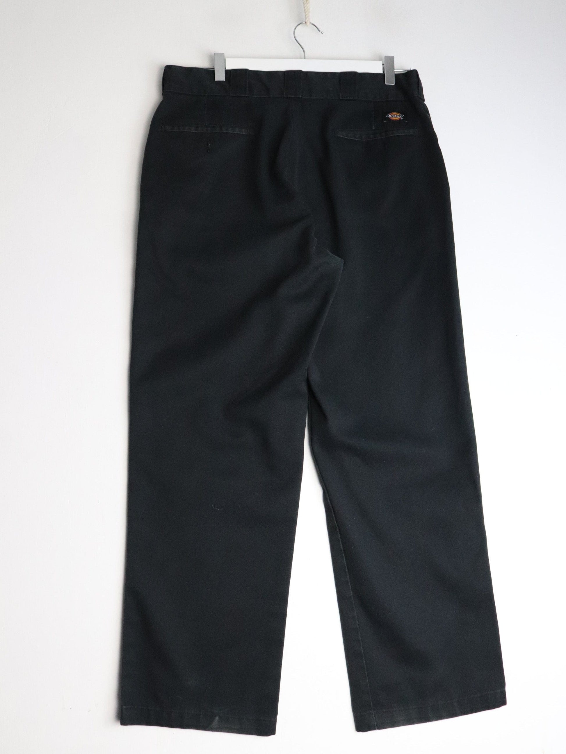 Dickies Pants Mens 34 x 30 Black 874 Chino from propervintagecanada