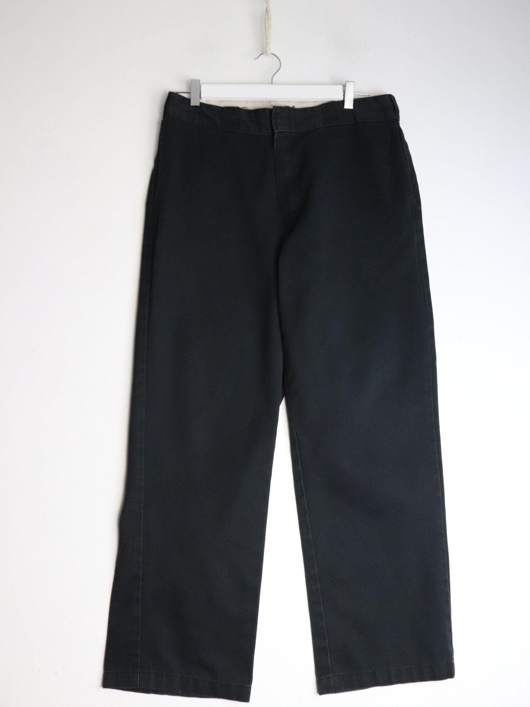 Dickies Pants Mens 34 x 30 Black 874 Chino