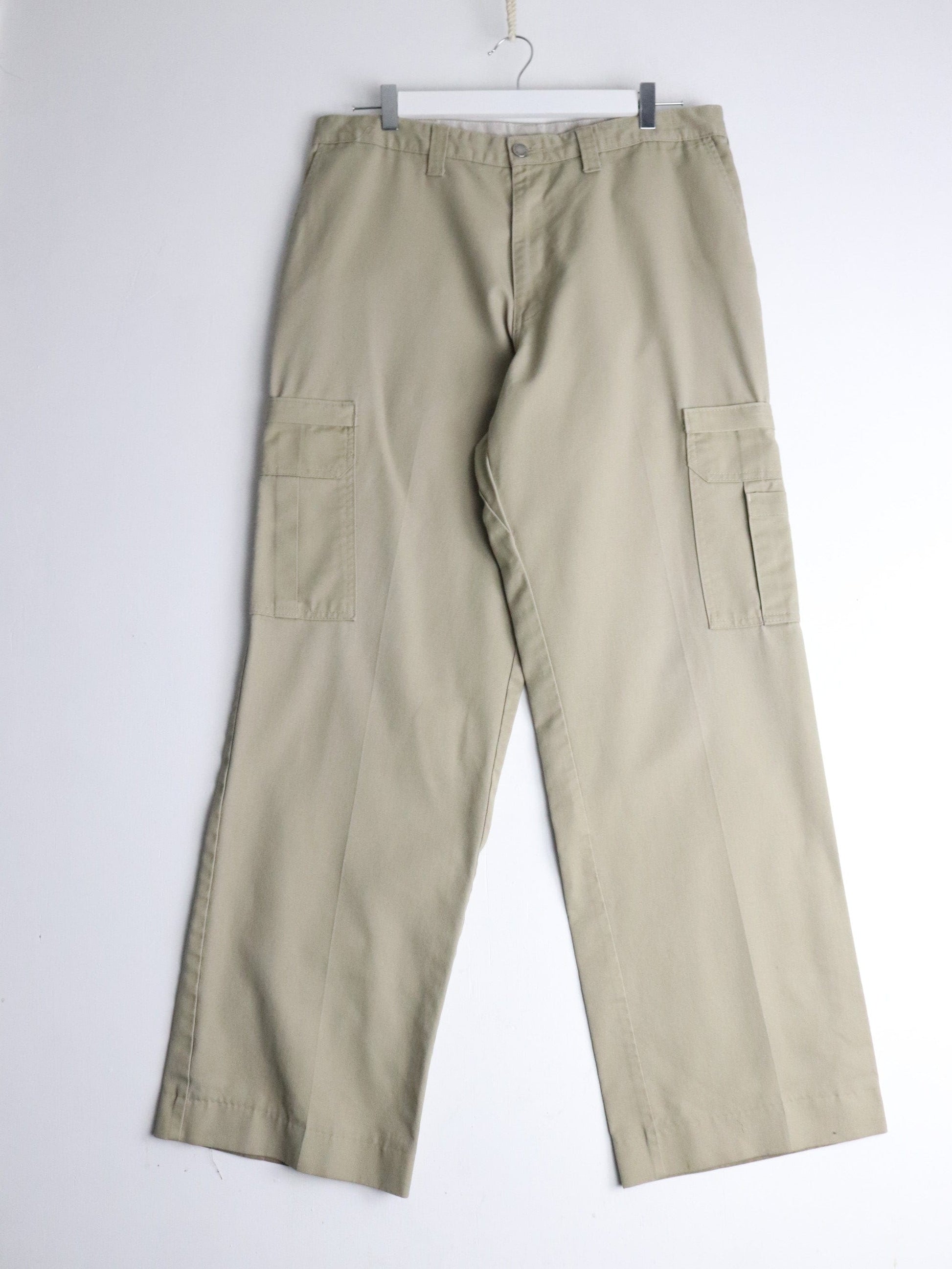 Dickies Pants Mens 36 x 32 Beige Chino from propervintagecanada