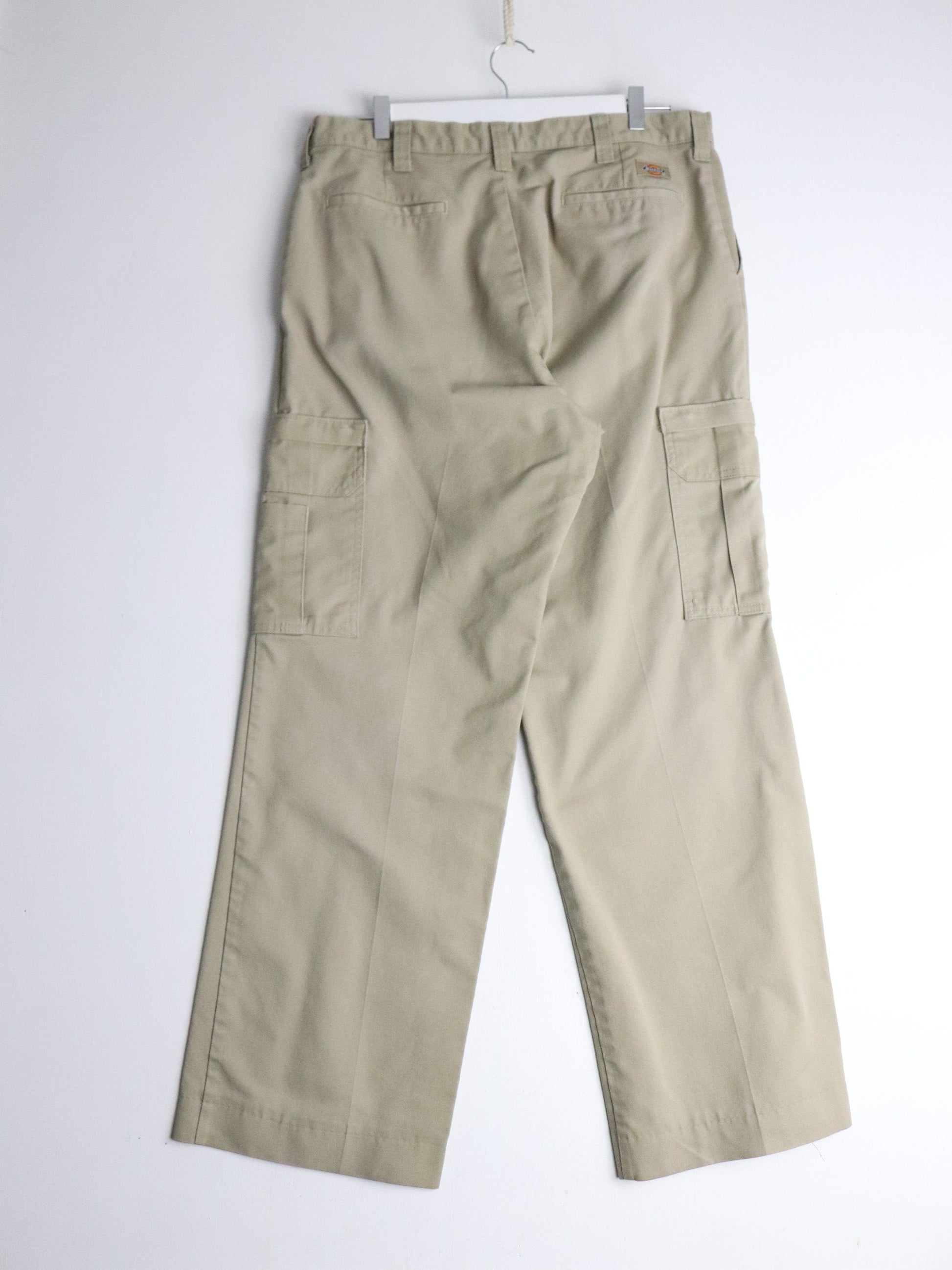 Dickies Pants Mens 36 x 32 Beige Chino from propervintagecanada