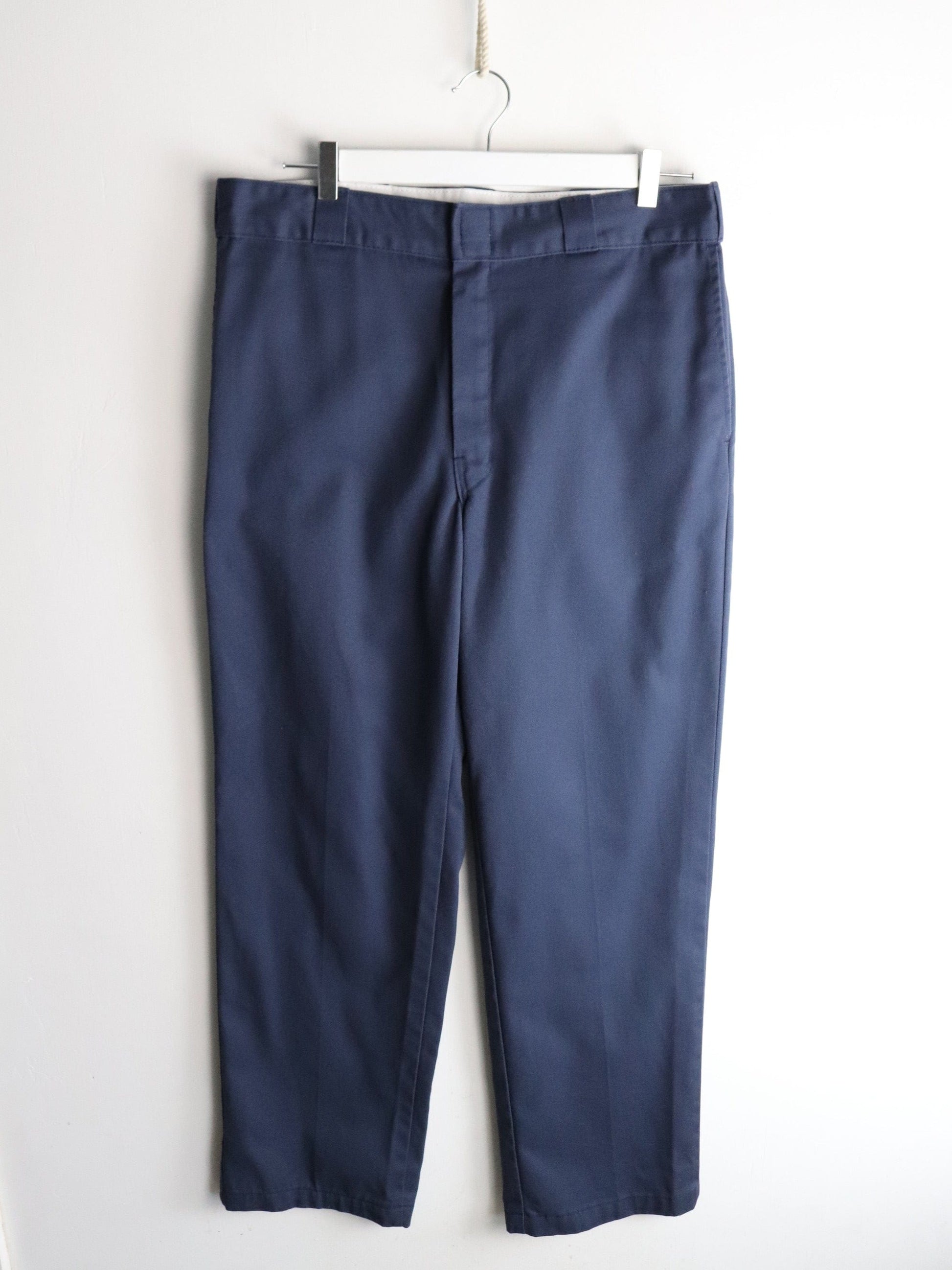 Dickies Pants Mens 36 x 32 Blue 874 Chino from propervintagecanada