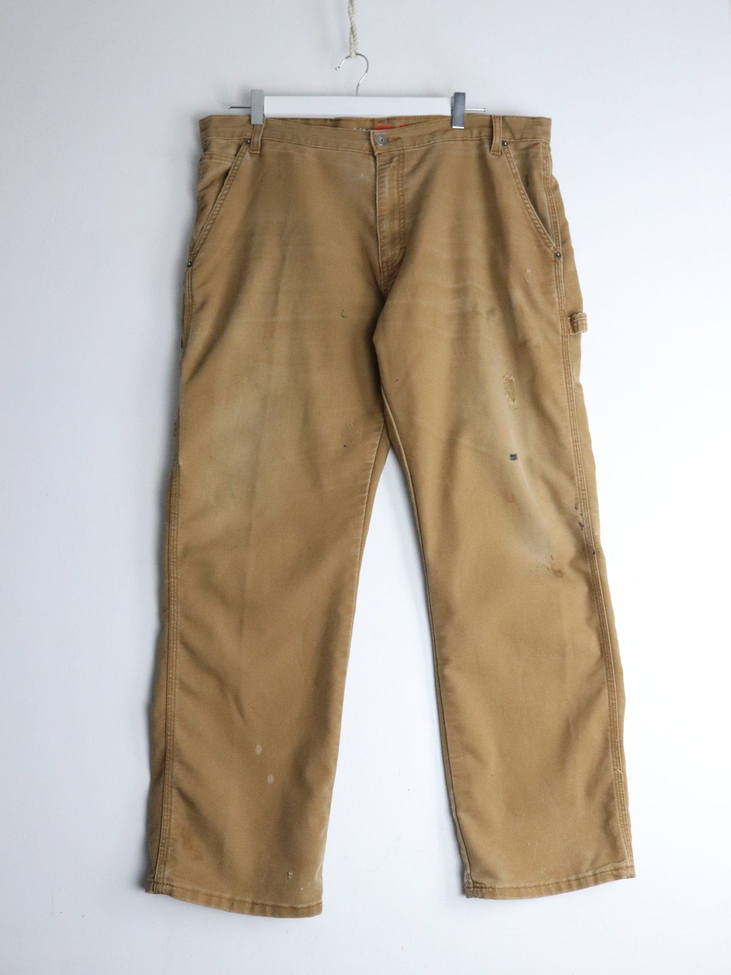 Dickies Pants Mens 38 x 30 Brown Work Wear Flex from propervintagecanada