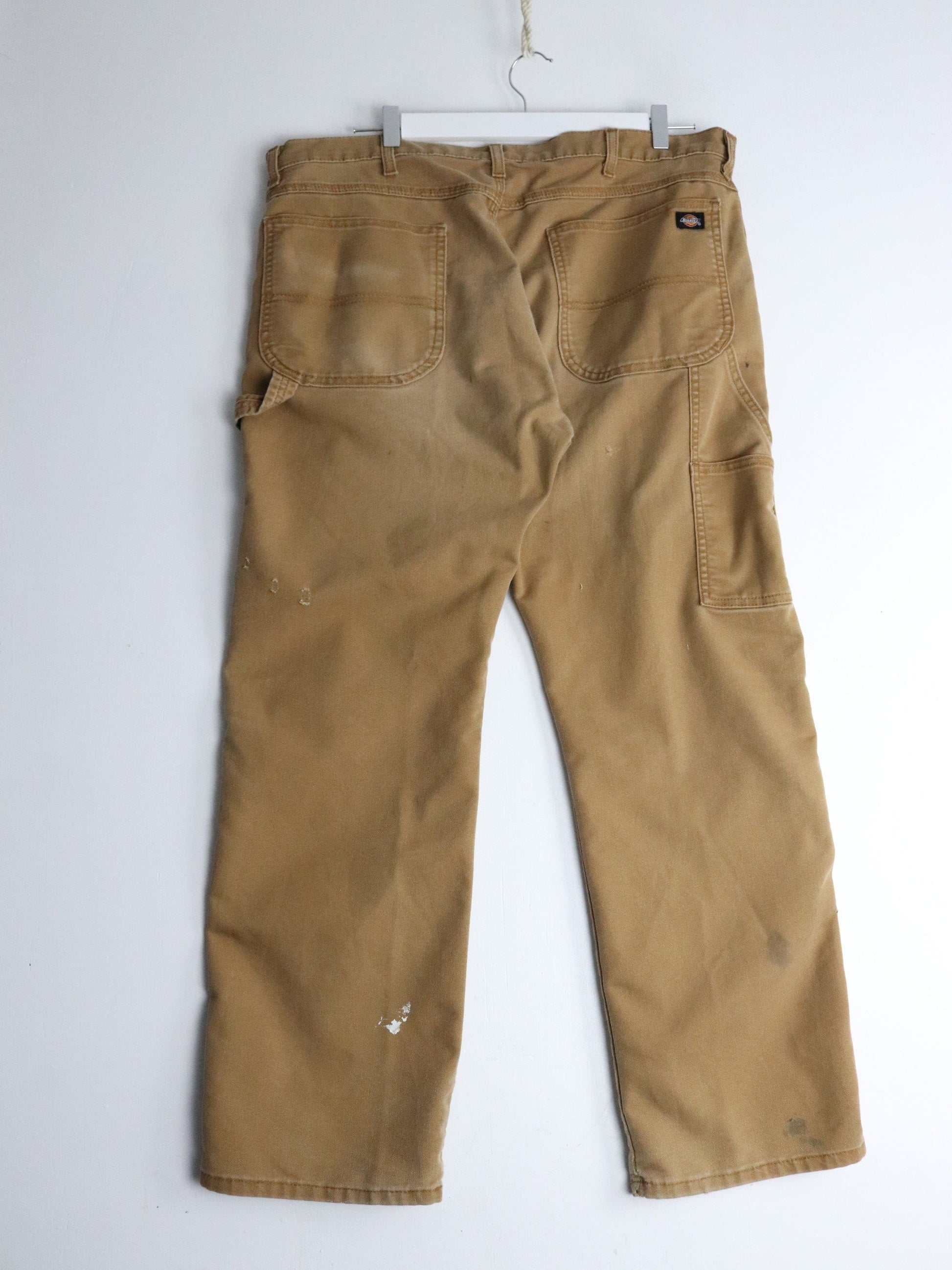 Dickies Pants Mens 38 x 30 Brown Work Wear Flex from propervintagecanada