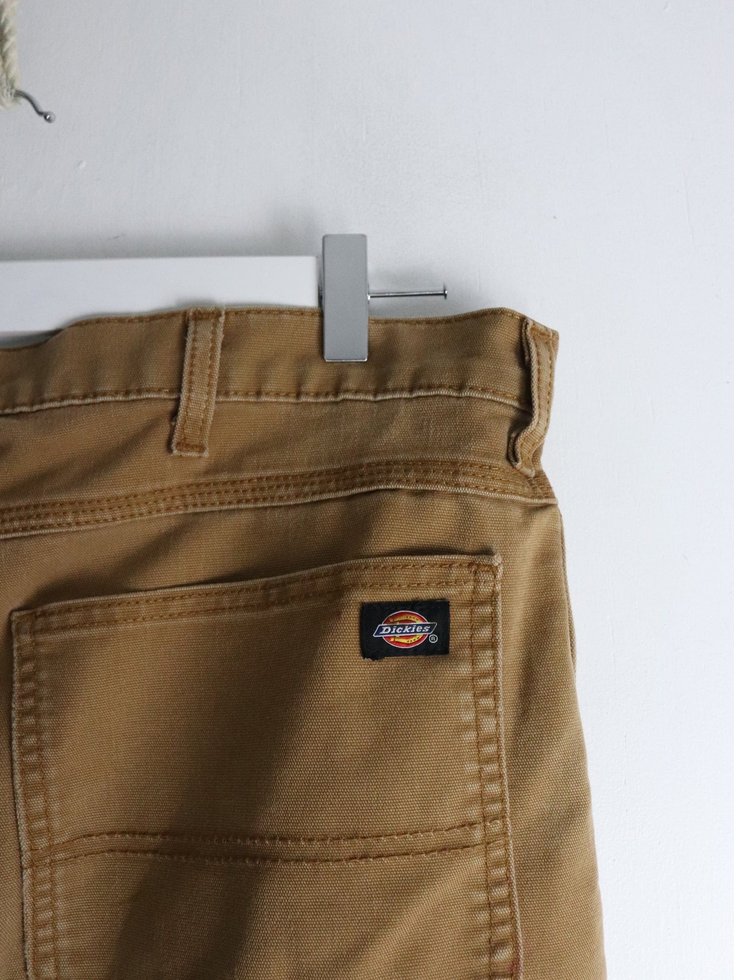 Dickies Pants Mens 38 x 30 Brown Work Wear Flex from propervintagecanada