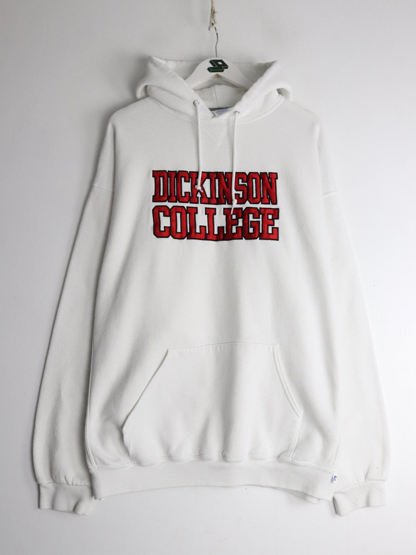 Dickinson College Sweatshirt Mens 2XL White College Hoodie