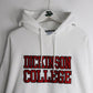 Dickinson College Sweatshirt Mens 2XL White College Hoodie