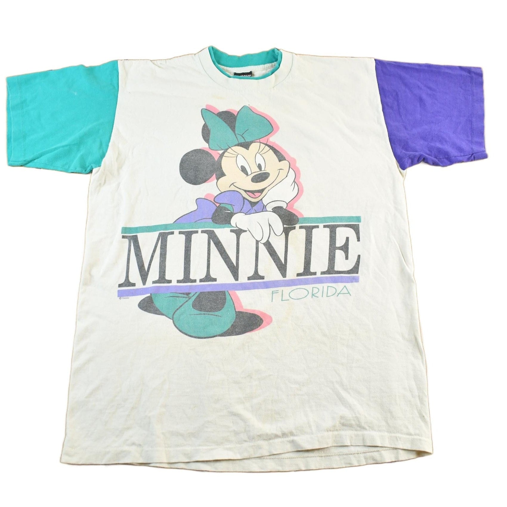 Disney Clothing > Gender Neutral Adult Clothing > Tops & Tees > T Shirts Vintage 1990s Disney Minnie Mouse Graphic T Shirt Men's Large