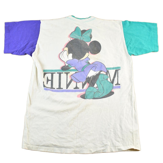 Disney Clothing > Gender Neutral Adult Clothing > Tops & Tees > T Shirts Vintage 1990s Disney Minnie Mouse Graphic T Shirt Men's Large