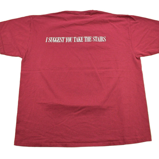 Disney Clothing > Gender Neutral Adult Clothing > Tops & Tees > T Shirts Vintage 1990s Mickey Mouse The Twilight Zone Tower of Terror T Shirt Men's 2XL