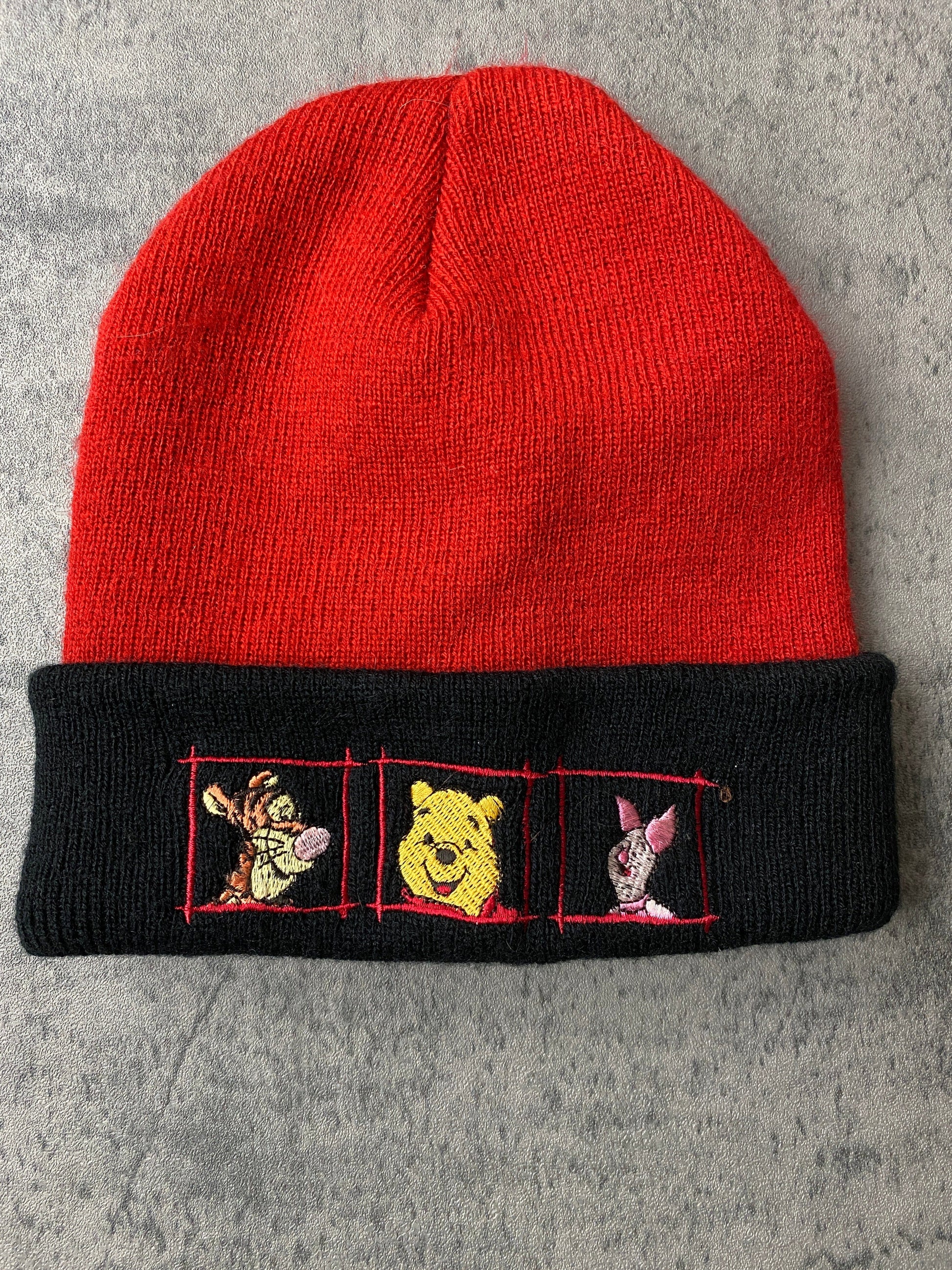 Disney Hats & Beanies Vintage Pooh Beanie Adult Red Disney