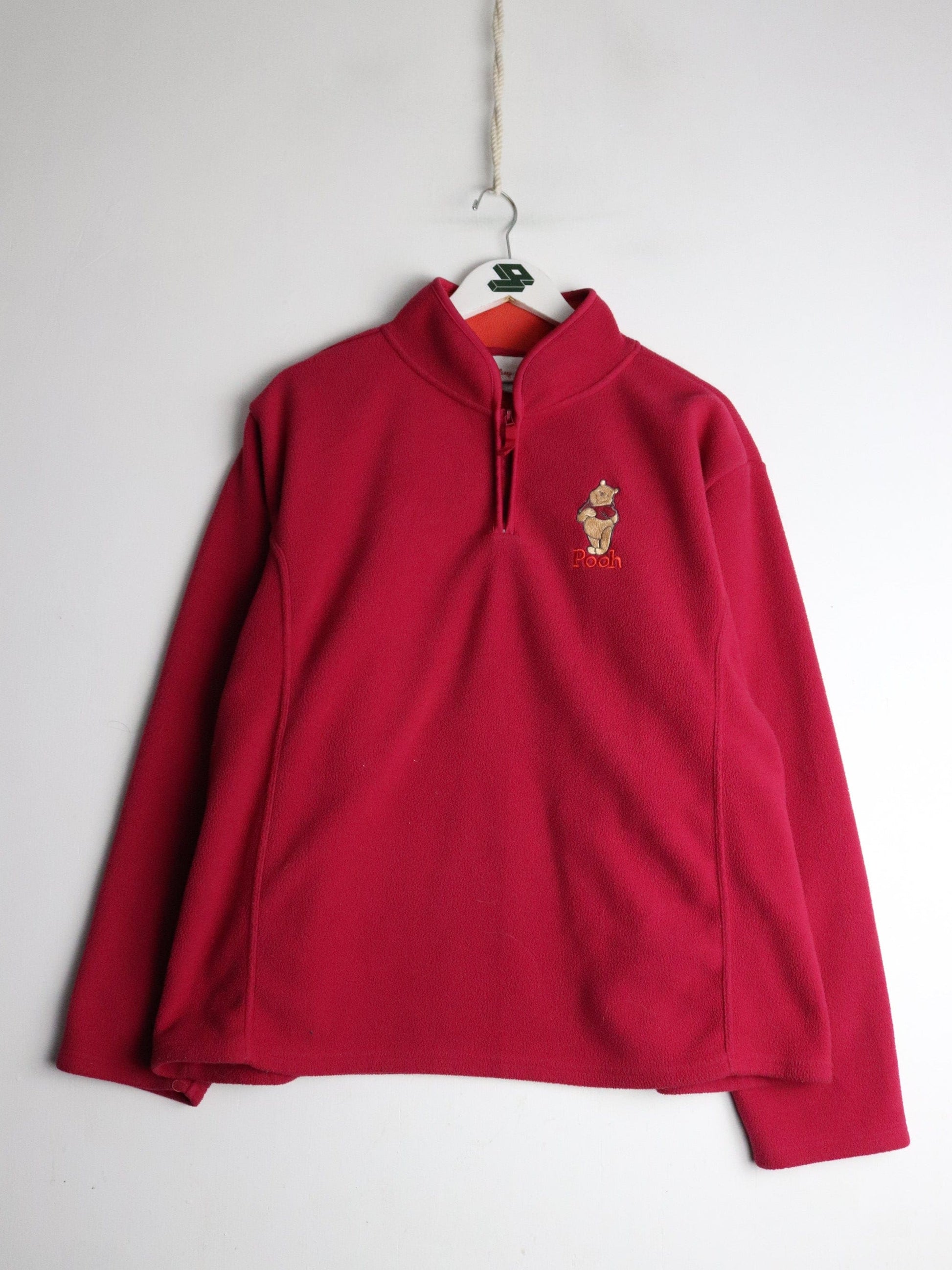 Disney Sweater Womens 2XL Pink Fleece Pooh from propervintagecanada