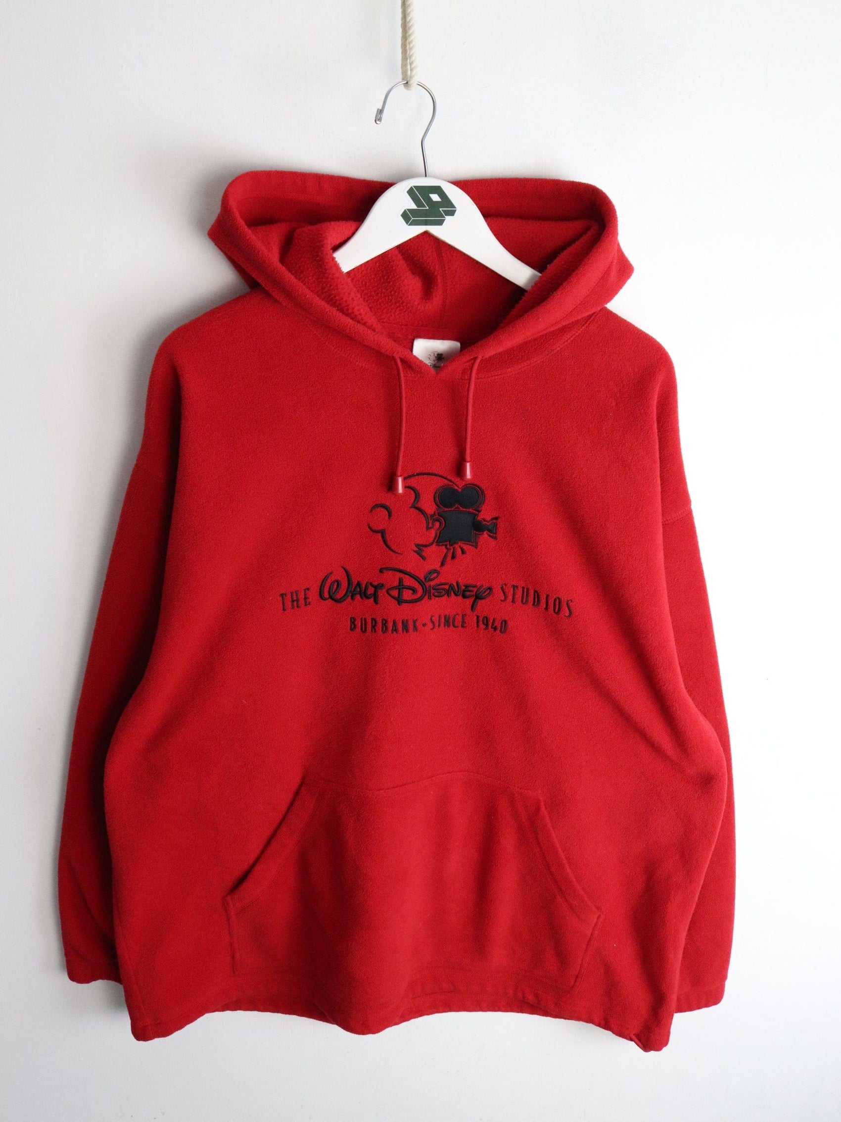 Disney Sweatshirts & Hoodies Disney Sweater Mens XL Red Fleece Hoodie