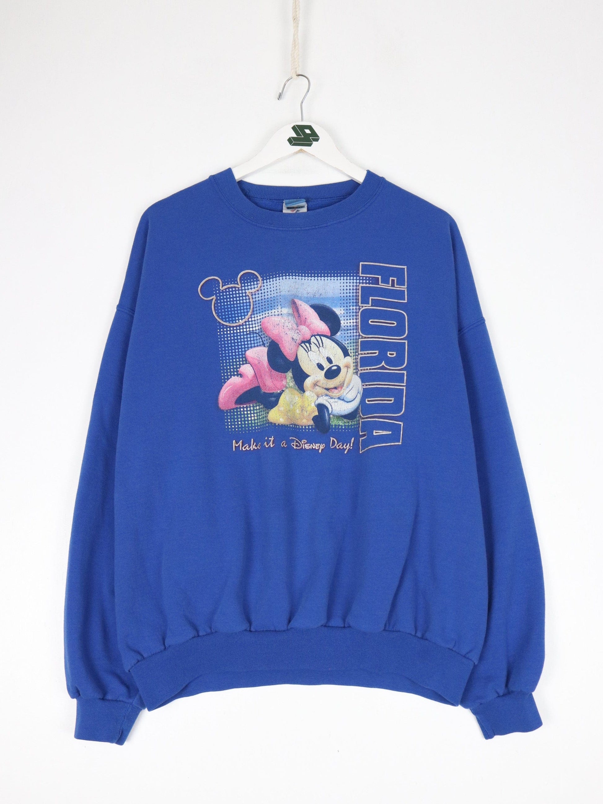 Disney Sweatshirts & Hoodies Disney Sweatshirt Mens XL Blue Minnie Mouse Sweater