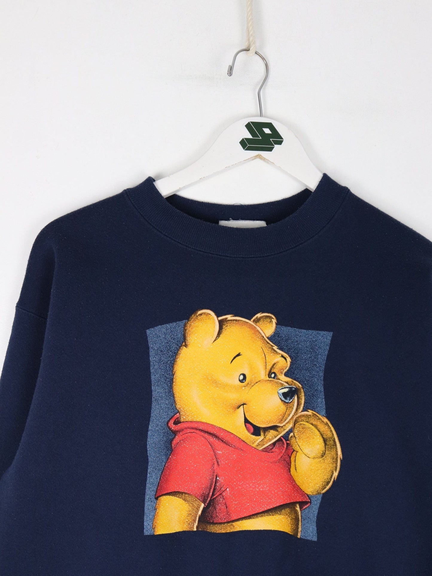 Disney Sweatshirts & Hoodies Vintage Disney Sweatshirt Fits Mens Small Blue Pooh 90s