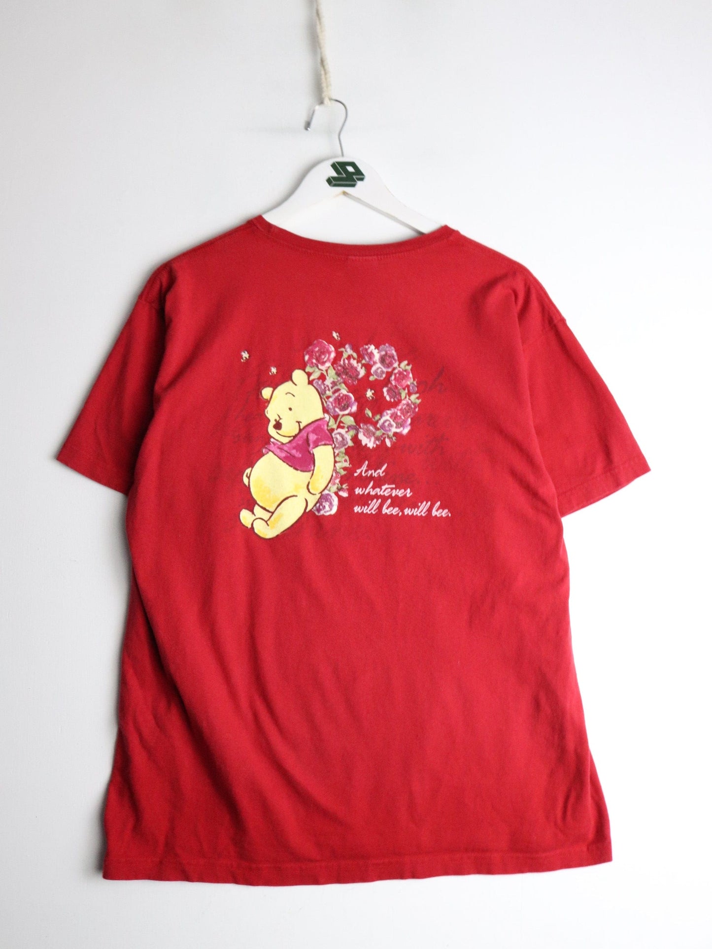 Disney T Shirt Mens Large Red Pooh from propervintagecanada
