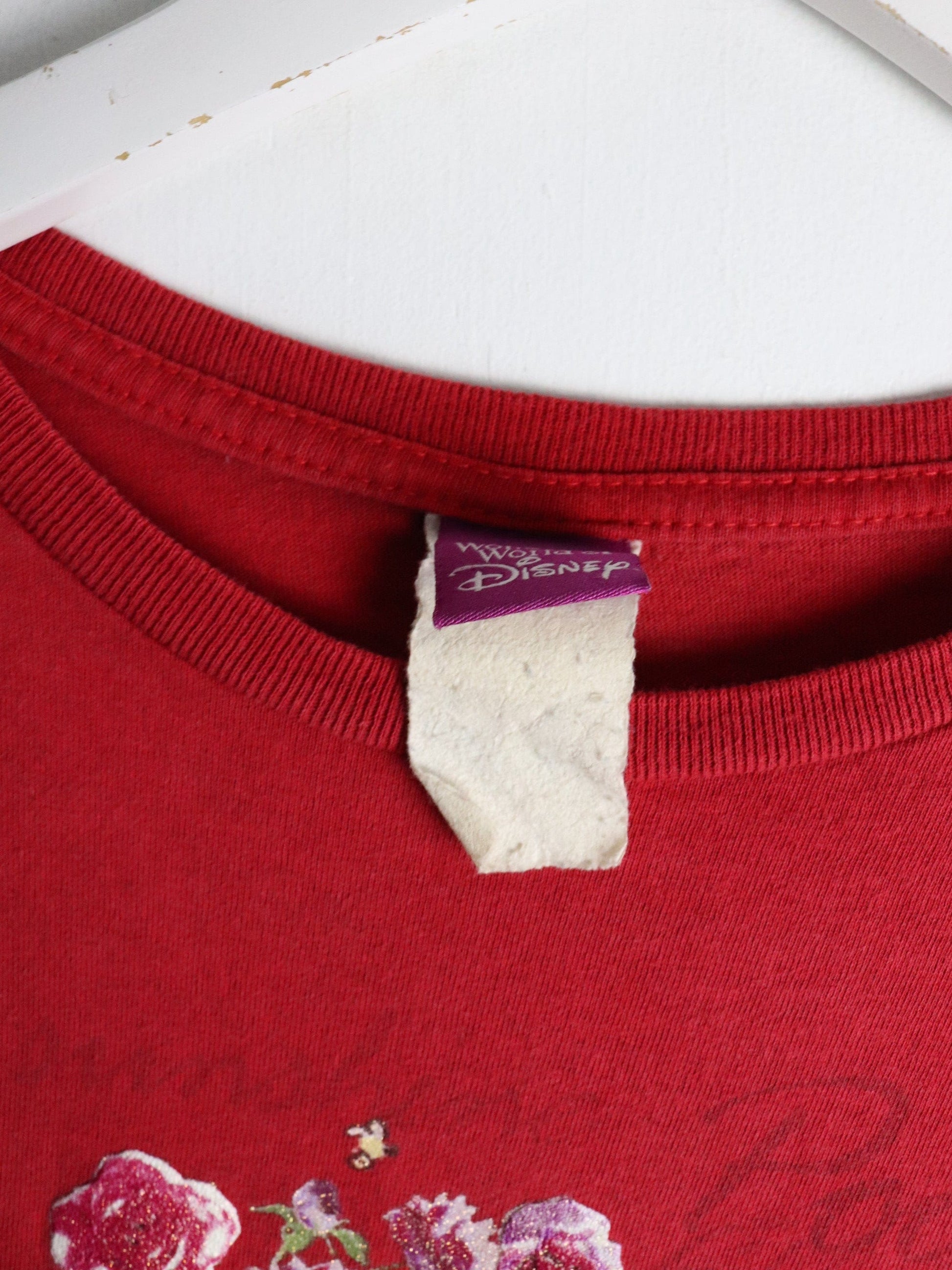 Disney T Shirt Mens Large Red Pooh from propervintagecanada