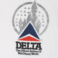 Disney T-Shirts & Tank Tops Vintage Delta Airways T Shirt Fits Mens Medium White 90s Promo Disney