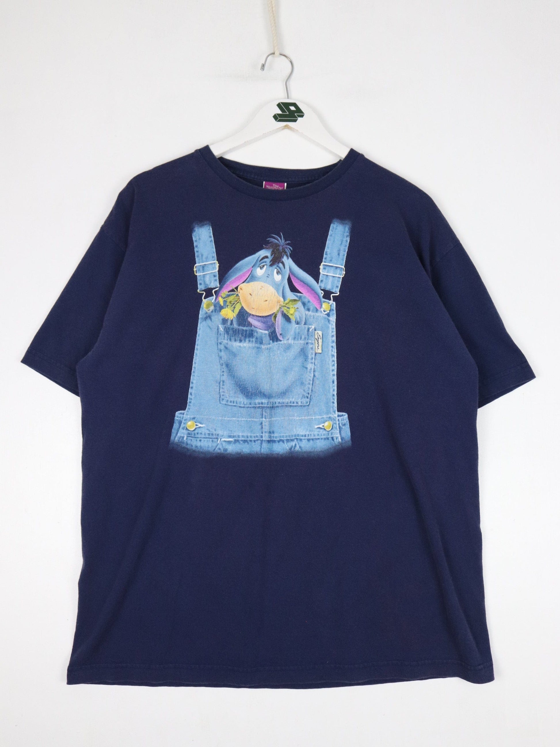 Disney T-Shirts & Tank Tops Vintage Disney T Shirt Mens XL Blue Eeyore Pooh