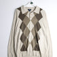 Dockers Sweater Mens XL Beige Knit from propervintagecanada