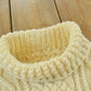 Vintage 1980s Wool 3D Cable Knit Sweater Men's M