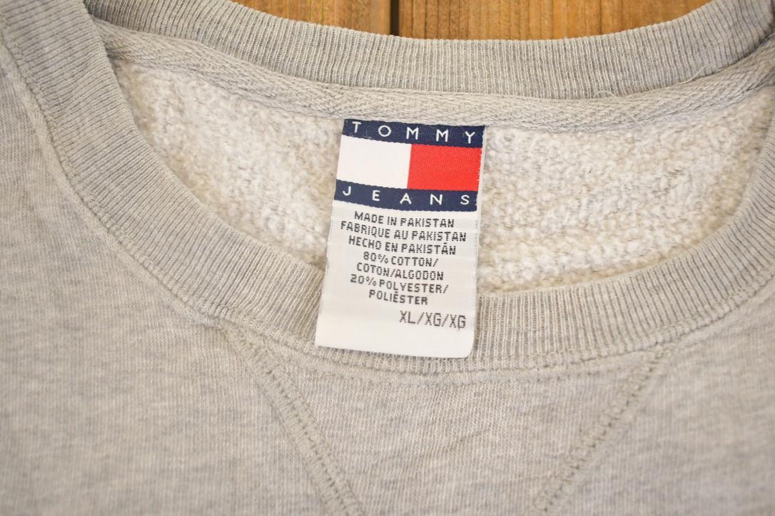 Vintage 1990s Tommy Hilfiger Denim Souvenir Crewneck Sweatshirt Mens L