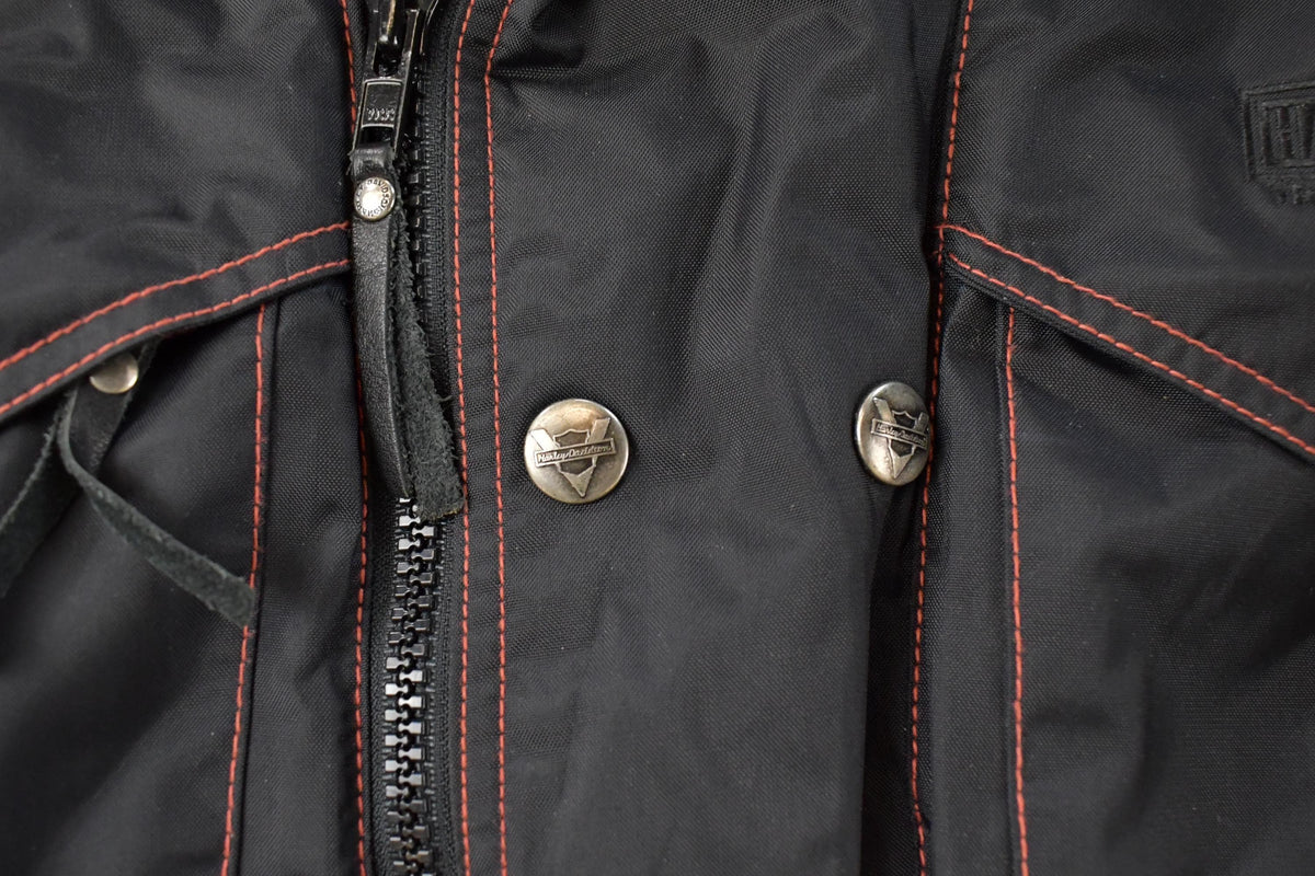 Vintage 1990s Harley Davidson Biker Jacket Men's Large