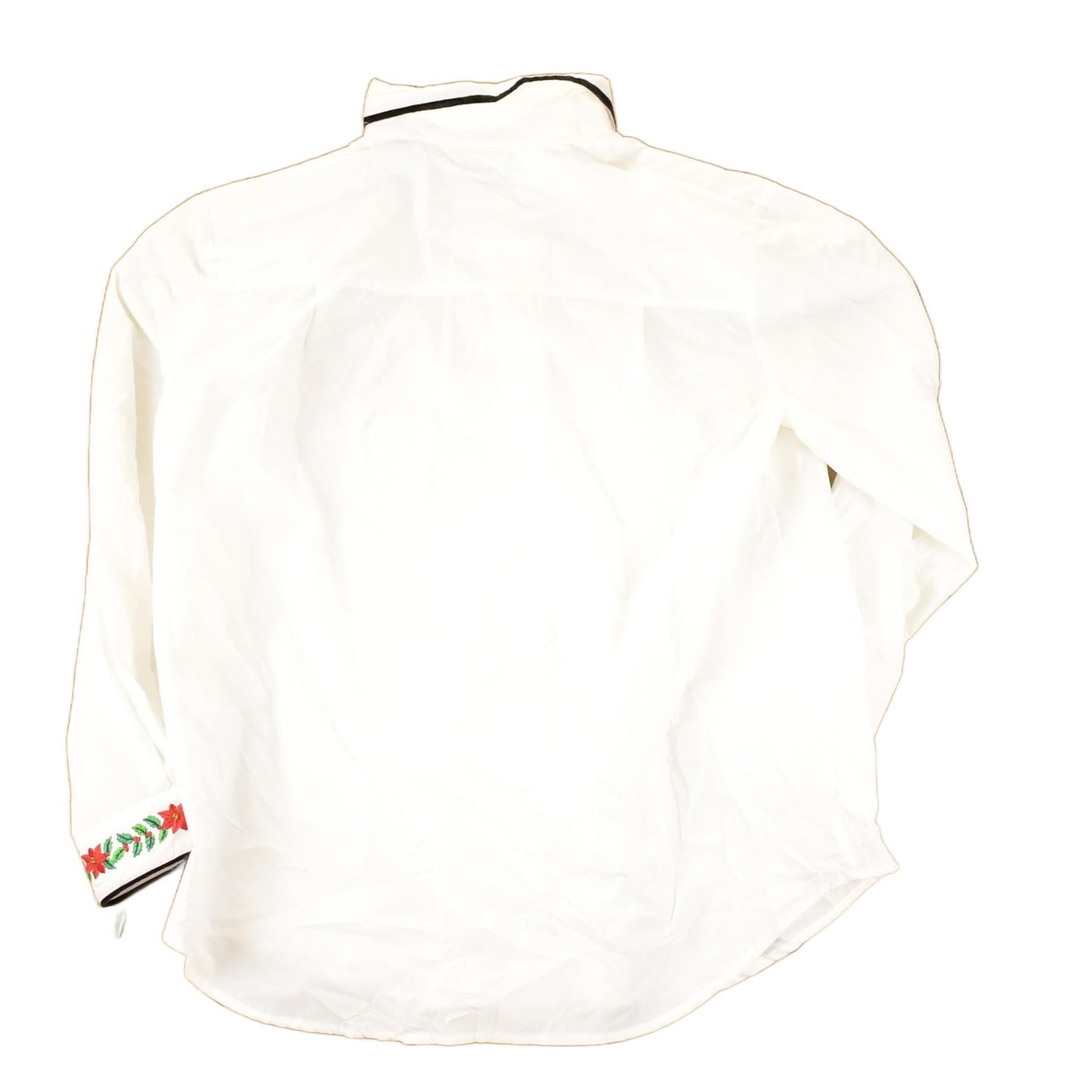 Vintage 1990s Karen Scott Floral christmas Button Up Shirt Women's L