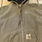 Vintage 2000s Carhartt Distressed Brown Canvas Hooded Jacket Men's L