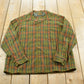Vintage 1970s Sir Pendleton Wool Flannel Board Shirt Men's M / Loop Collar True Vintage / 70s Plaid Tartan / Made in USA