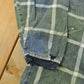 Vintage 1990s Blazer Plaid Henley Long Sleeve Shirt Men's Size M