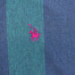 Vintage 1990s Knights Of Round Table Striped Embroidered Long Sleeve Polo Shirt Men's L
