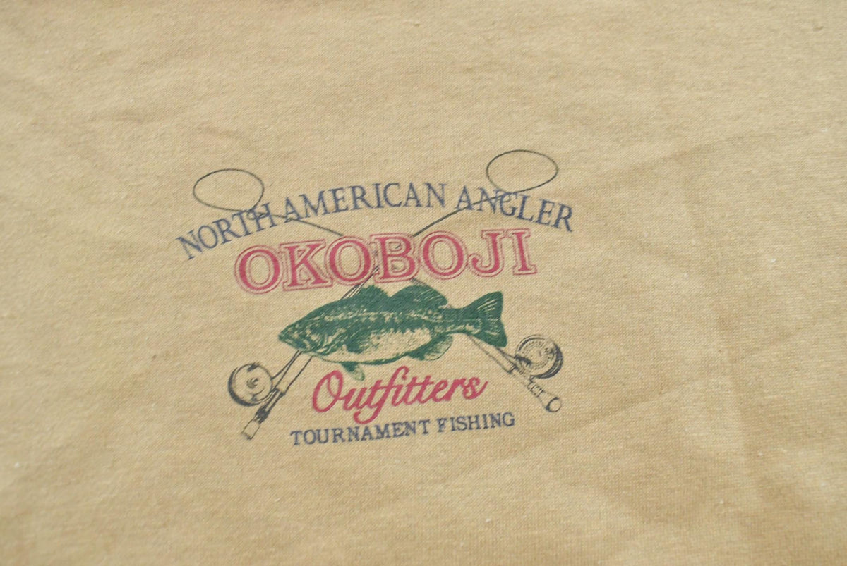 Vintage 1990s Galt Sand Okoboji Angler Fishing Crewneck Sweatshirt Men's 2XL