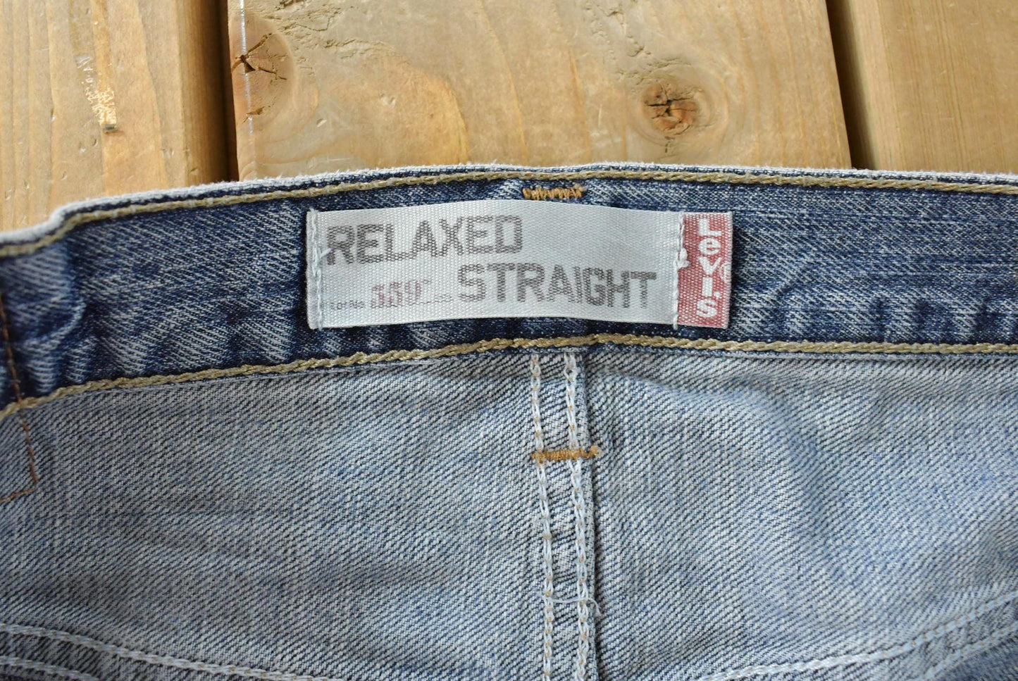 Vintage 2000s Levi's 559 Relaxed Straight Fit Denim Jeans Men's 35 x 34