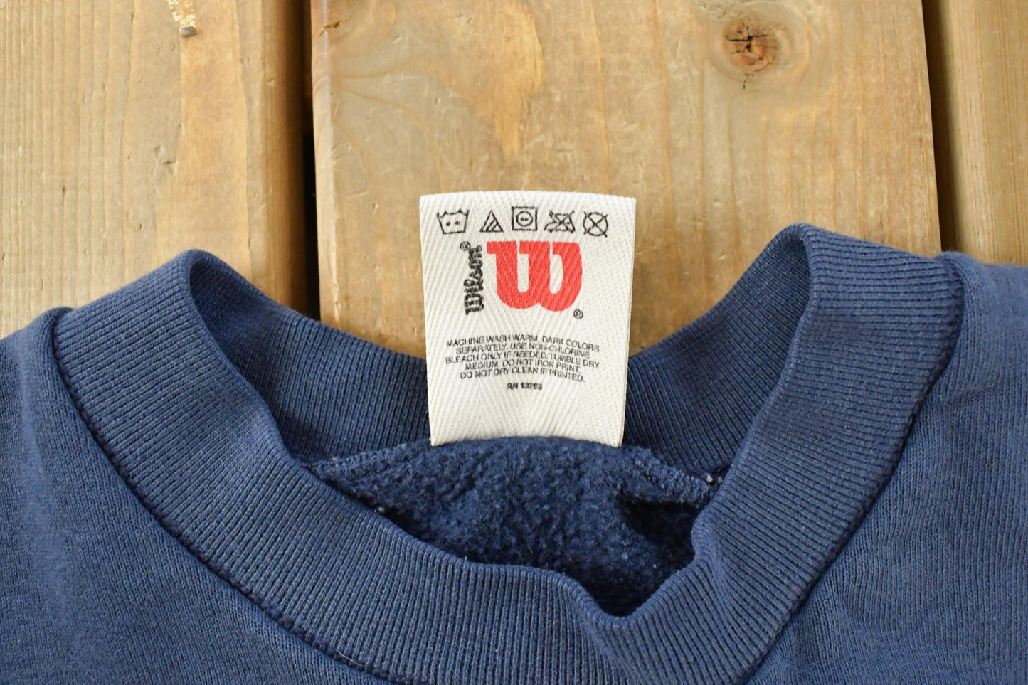 Vintage 1990s Wilson Streetwear Blank Crewneck Sweatshirt Sun Faded Men's XL