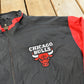 Vintage 1990s Chicago Bulls NBA First Pick Basketball Windbreaker Jacket Men's 2XL